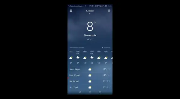 Jak zaktualizować pogodę w telefonie Huawei, aby zawsze być na bieżąco