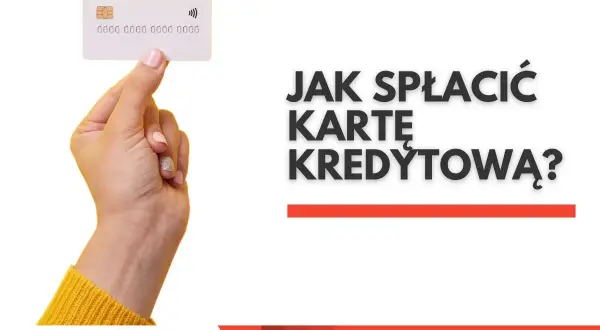 Dłoń trzyma białą kartę kredytową. Dowiedz się, jak spłacić kartę kredytową od ręki.