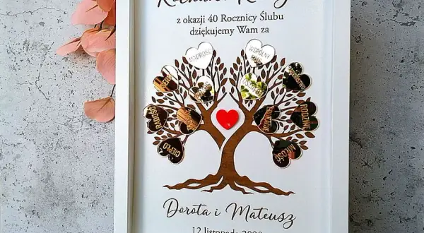 Idealny prezent na 40. rocznicę ślubu? Inspiracje i porady