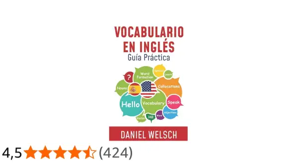 Guía práctica de vocabulario en inglés, ideal para aprender palabras en inglés para niños. Incluye temas como sustantivos, verbos y saludos.