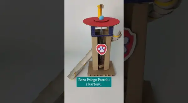Baza Psiego Patrolu DIY z kartonu: Marzenie dziecka za grosze!
