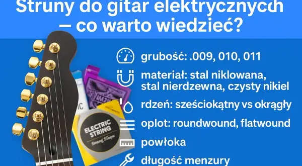 Jak wybrać struny do gitary elektrycznej? Znajdź swój dźwięk!