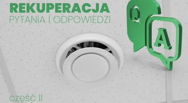 Rekuperacja z klimatyzacją: pytania i odpowiedzi. Wentylacja sufitowa i ikony Q&A.