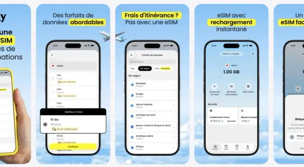 Voyagez l'esprit tranquille avec Saily, votre solution pour l'internet à l'étranger. Profitez d'une eSIM facile et abordable dans plus de 200 destinations.