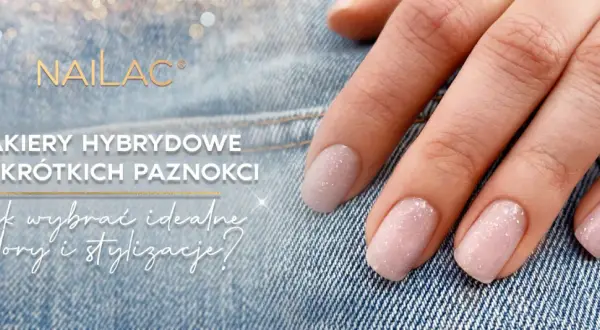 Delikatne, perłowe lakiery hybrydowe na krótkich paznokciach. Idealny kolor na każdą okazję.