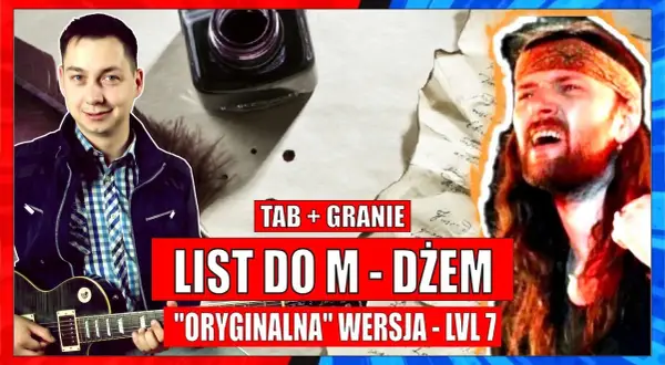 Chwyty gitarowe do List do M – naucz się grać tę piosenkę łatwo