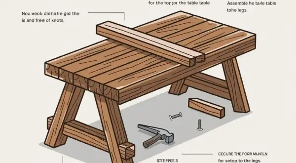 Jak zbudować stół ogrodowy? Poradnik DIY: oszczędź i ciesz się!