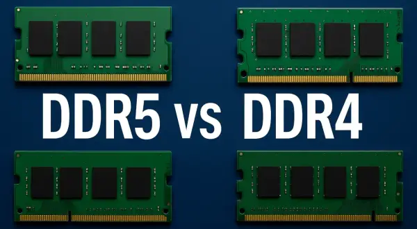DDR5 vs DDR4: Vier RAM-Module im Vergleich, die für besseres Gaming sorgen.
