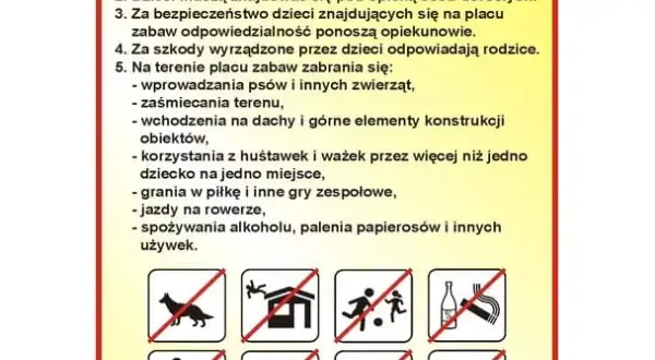 Regulamin placu zabaw: Sprawdź, czy chroni dzieci i Ciebie!