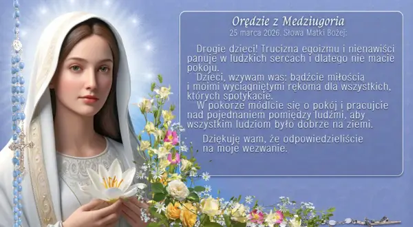 Matka Boża z Medziugoria wzywa do miłości i pokoju. Modlitwa o zdrowie dla rodziny jest kluczowa.