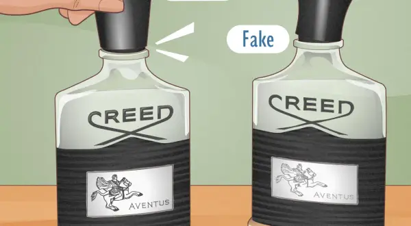 Porównanie oryginalnego i podrabianego flakonu perfum Aventus Creed 100ml.