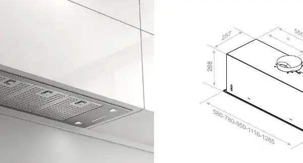 Wysokość okapu: gazowa 70-75 cm, indukcyjna 50-60 cm montaż bez błędów