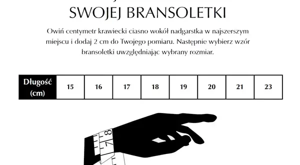 Jaki rozmiar bransoletki Pandora wybrać, aby uniknąć pomyłek?
