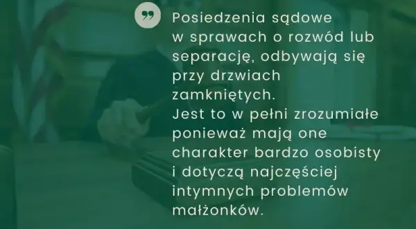 Rozprawa rozwodowa: Czy musisz być osobiście? Wyjaśniamy!