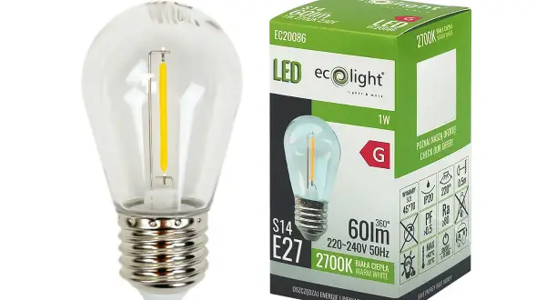 Żarówka filament E27 – wybierz najlepsze modele, które zachwycą designem