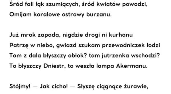 Stepy akermańskie – analiza, interpretacja i znaczenie wiersza Mickiewicza
