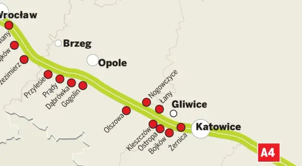 Gdzie dokładnie są bramki na autostradzie A4? Sprawdź lokalizację i opłaty!