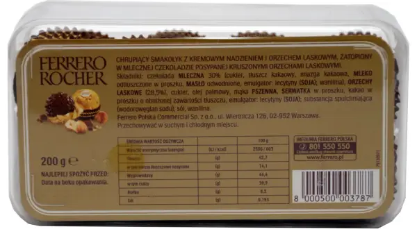 Ferrero Rocher: Ile kalorii kryje ta słodka pokusa? Poznaj fakty