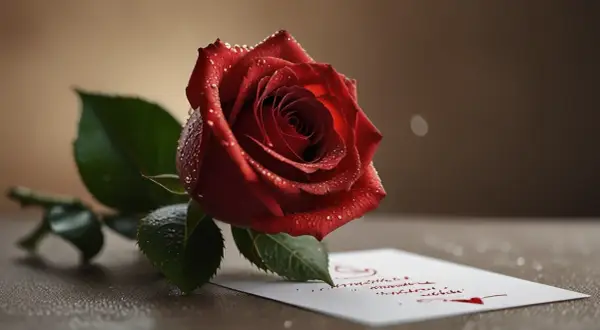 Jaki przekaz niesie romantyczny gest, czyli jedna czerwona róża?