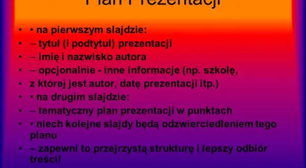 Jak powinna wyglądać prezentacja PowerPoint, aby zachwycać publiczność?