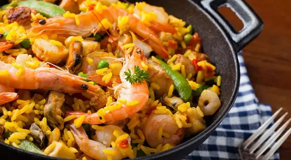Recette de paella cookeo poulet et fruits de mer rapide et savoureuse