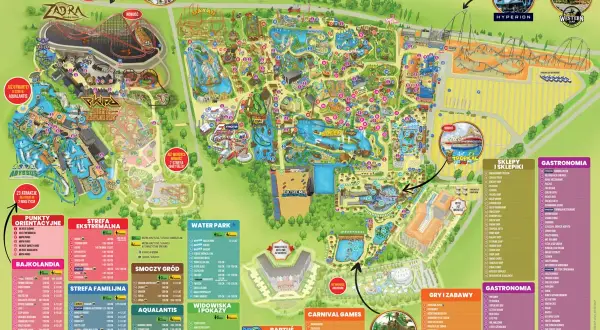 Energylandia - ile hektarów ma największy park rozrywki w Polsce?