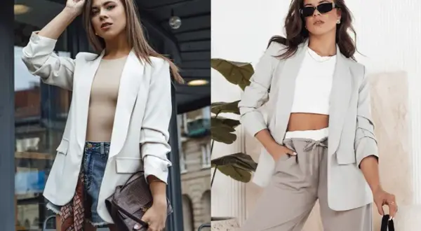 Jaki t shirt do marynarki damskiej, aby wyglądać stylowo i modnie?