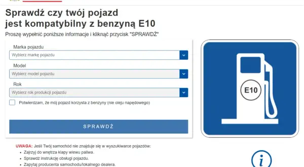 Sprawdź kompatybilność z E10: Czy Twój pojazd może używać paliwa E10?