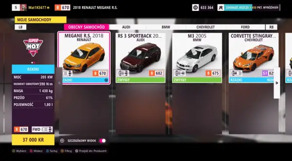 Jak szybko sprzedać auto w Forza Horizon i zarobić fortunę