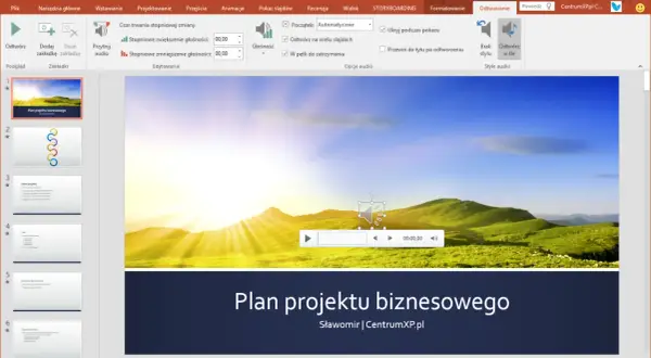 Jak wstawić podkład muzyczny do prezentacji w PowerPoint i Google Slides?