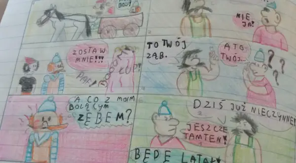 Jak narysować komiks do szkoły Kajko i Kokosz – proste kroki i triki