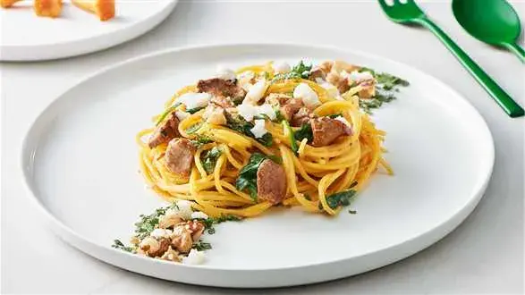 Makaron z kurkami