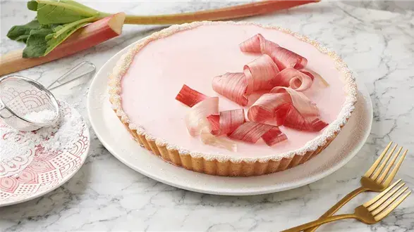 Tarta rabarbarowa