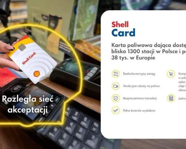 Karta paliwowa Shell Card to wygodne rozwiązanie do płatności na stacjach Shell. Daje dostęp do szerokiej sieci akceptacji i atrakcyjnych rabatów.