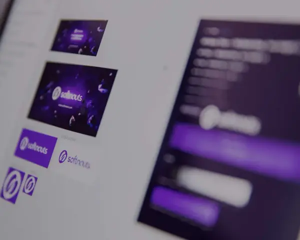 Projekt logo i interfejsu aplikacji w programie Figma. Zobacz, figma co to jest i jak działa.