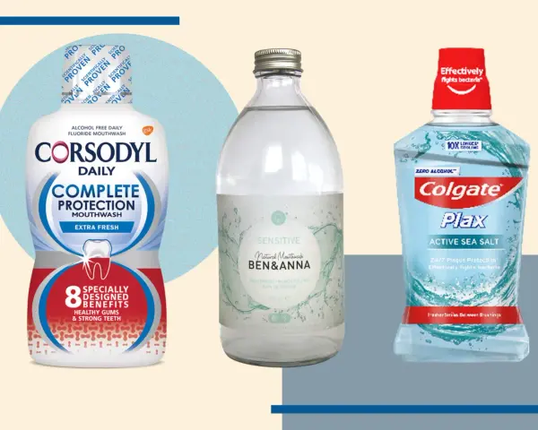 Porównanie płynów do płukania jamy ustnej: Corsodyl Daily Complete Protection, Ben&Anna Sensitive i Colgate Plax Active Sea Salt. Który wybrać?