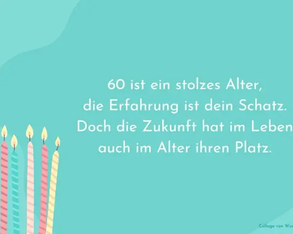 Die besten Zitate zum 60. Geburtstag: Perfekte Worte finden