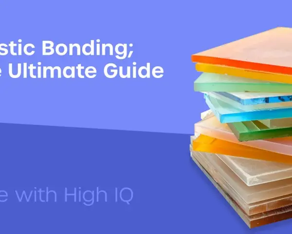 A stack of colorful plastic sheets, illustrating the best way to glue plastic for a strong bond.