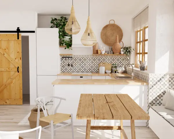 Co na ścianę w kuchni przy stole? Odkryj praktyczne i stylowe rozwiązania