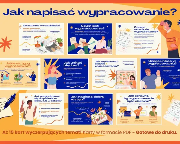 Co to jest wypracowanie? To forma pisemnej wypowiedzi, która przedstawia przemyślenia na wybrany temat, np. książki, wydarzenia czy własne przeżycia.