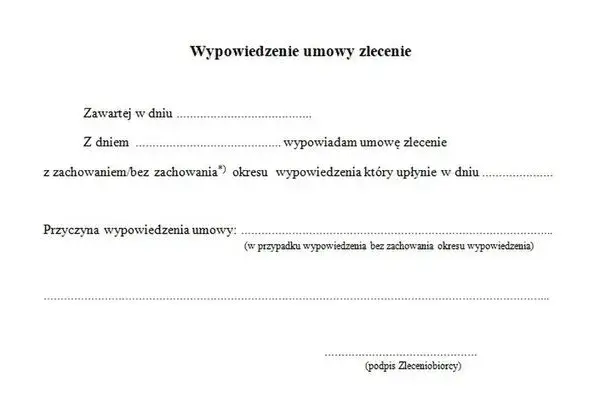 Umowa zlecenie na L4: Wypowiedzenie, zasiłek. Czy stracisz prawa?