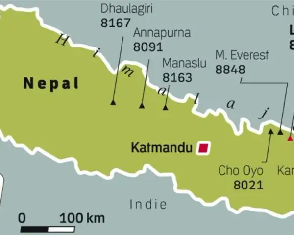 W jakim kraju jest Mount Everest? Nepal i Chiny pełna lokalizacja.