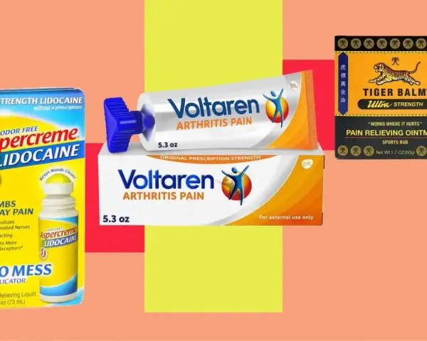 Maść na wodę w kolanie: Aspercreme Lidocaine, Voltaren i Tiger Balm to środki łagodzące ból.