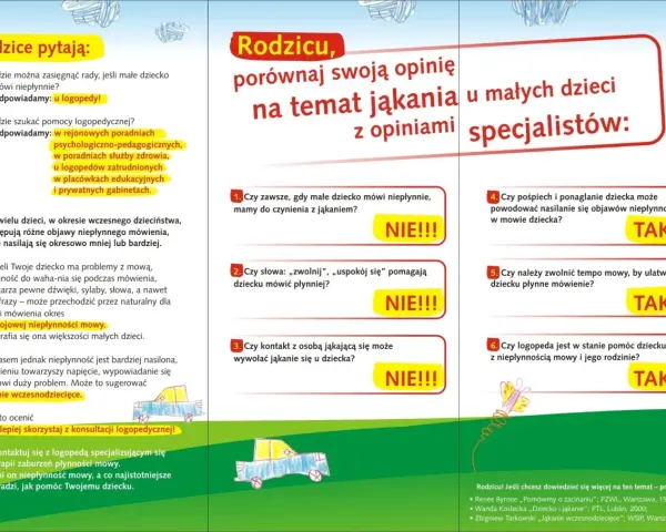 Rodzicu, porównaj swoją opinię o jąkaniu u dzieci z opiniami specjalistów. Czy pośpiech nasila jąkanie? TAK!!!