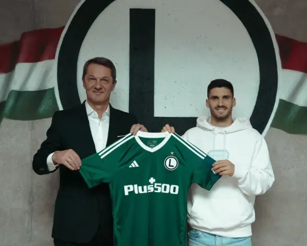 Prezentacja nowego zawodnika Legii Warszawa, który może być kolejnym rekord transferowy ekstraklasy.