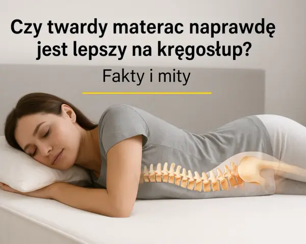 Twardy materac: mit czy zdrowie? Ekspert radzi, jak wybrać idealny.