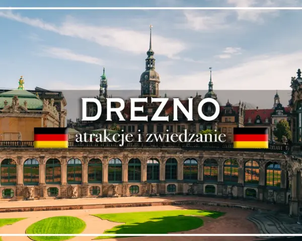 Drezno na weekend: barokowy Zwinger, wieże kościołów i niemiecka flaga. Idealne miejsce na zwiedzanie.