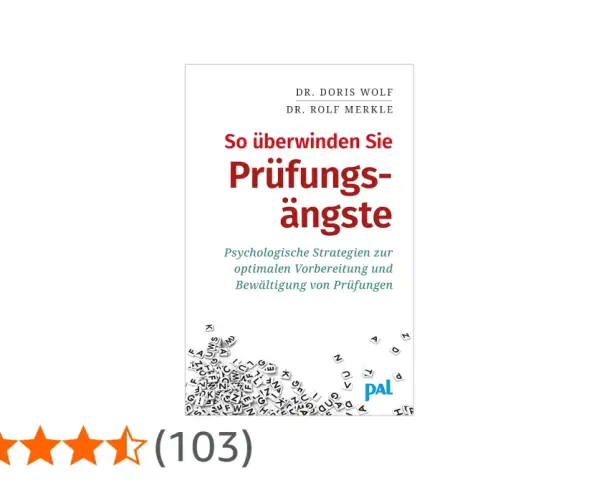 Buchcover "So überwinden Sie Prüfungsängste" mit psychologischen Strategien zur optimalen Vorbereitung und Bewältigung von Prüfungen.