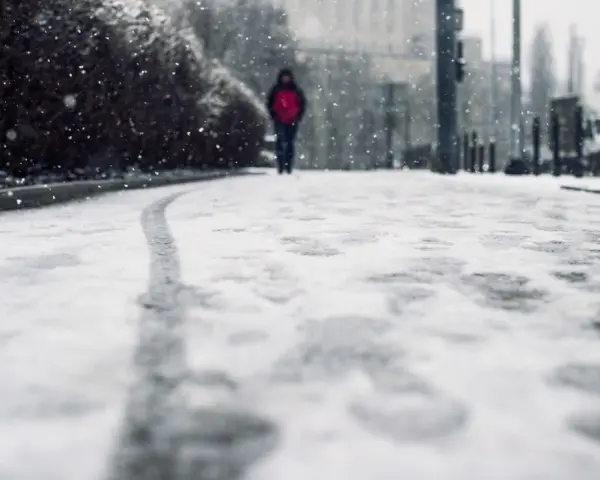 Czym posypywać chodniki zimą, aby uniknąć niebezpiecznych poślizgów?
