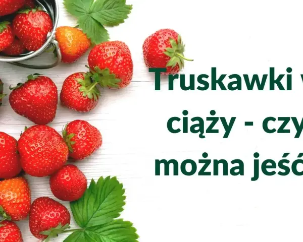 Świeże truskawki w ciąży – czy można jeść? Pyszne i zdrowe owoce na białym tle.